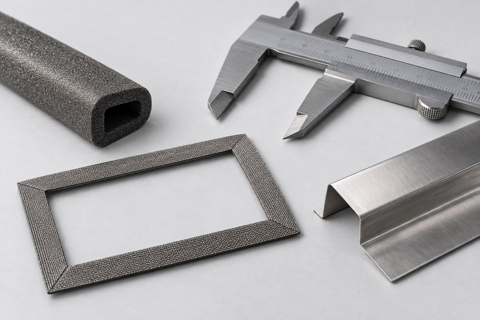 Die-cut shielding and functional component forms on a neutral surface