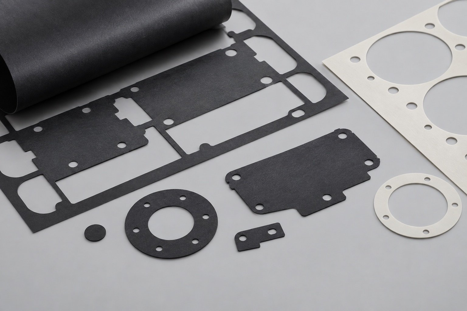 Precision die-cut film and foam components with custom openings