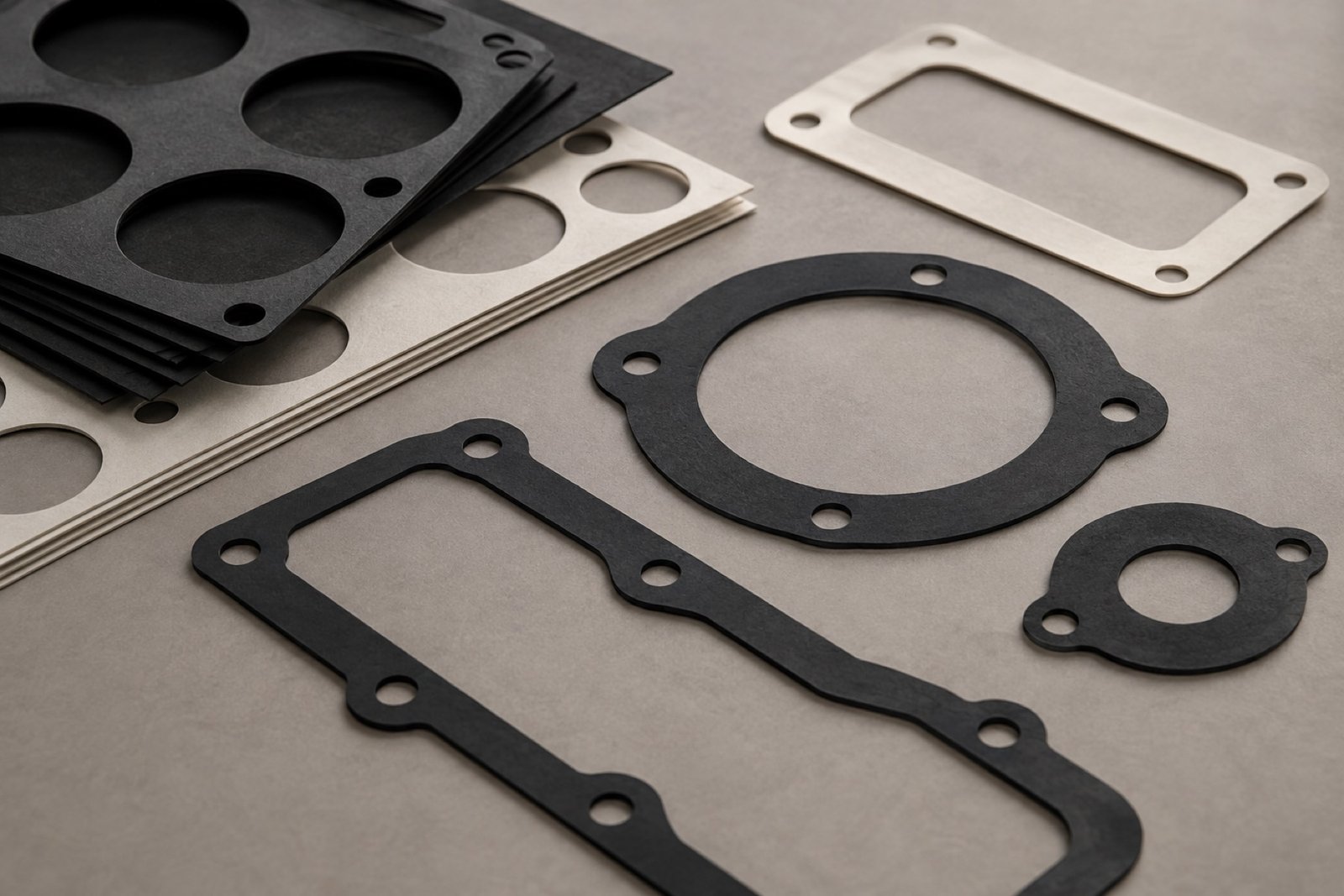 Die-cut film and foam profiles with holes and openings