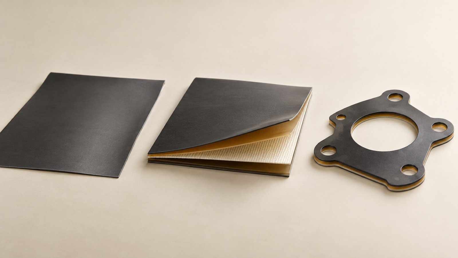 Sheet material, laminated sheet and finished die-cut component