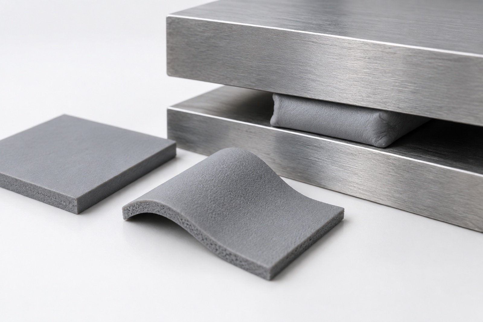 Thermal sheet and contact interface material forms