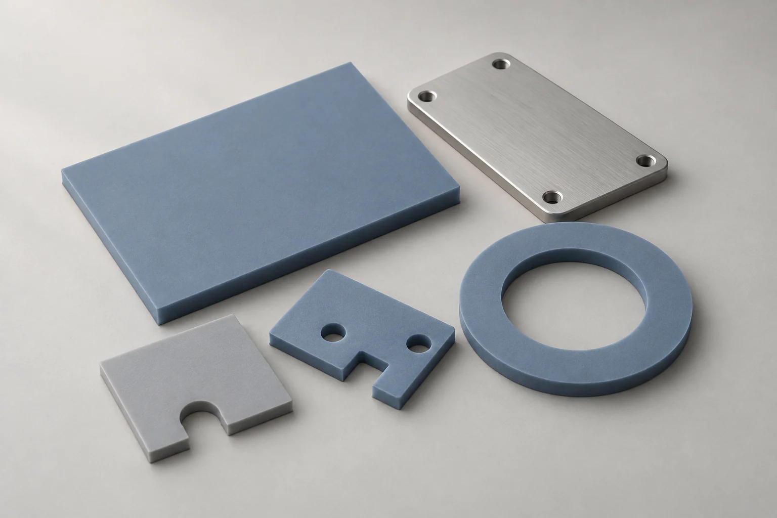Conceptual thermal interface pads and die-cut forms